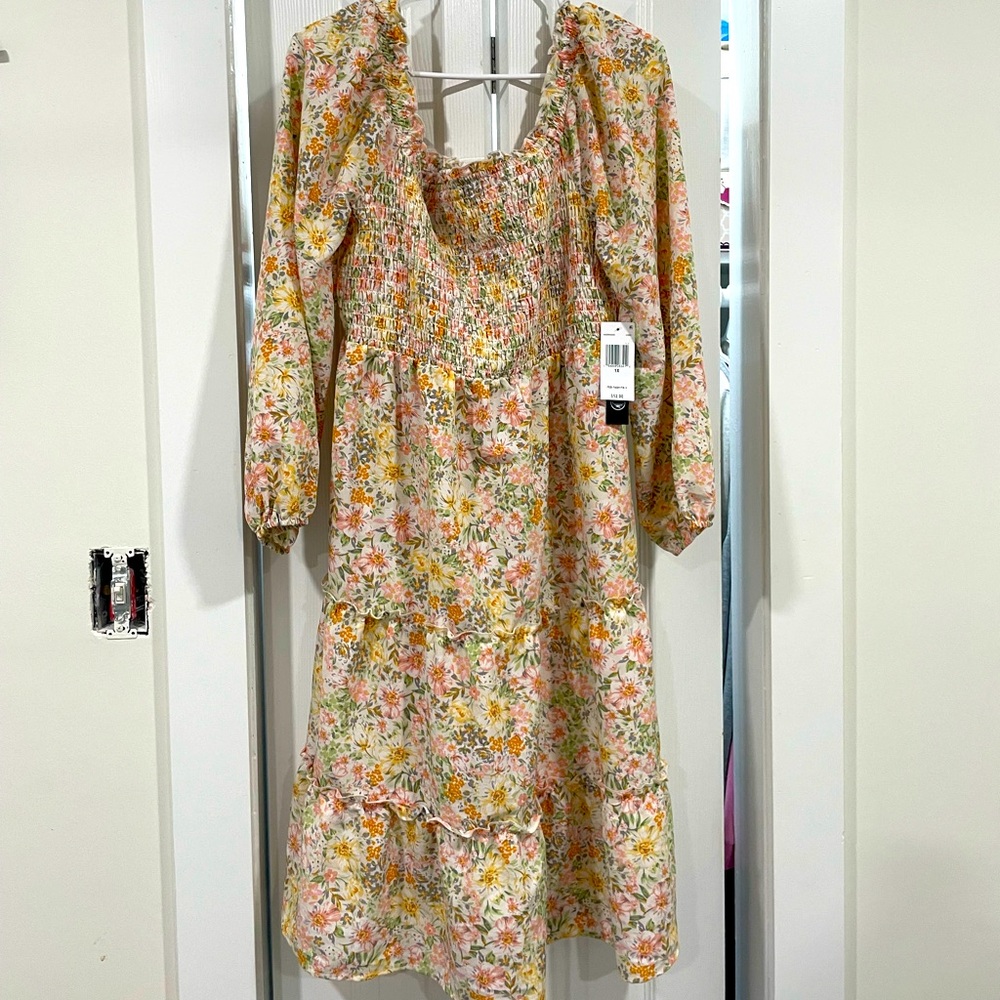 Beautiful As U Wish Floral Midi Dress